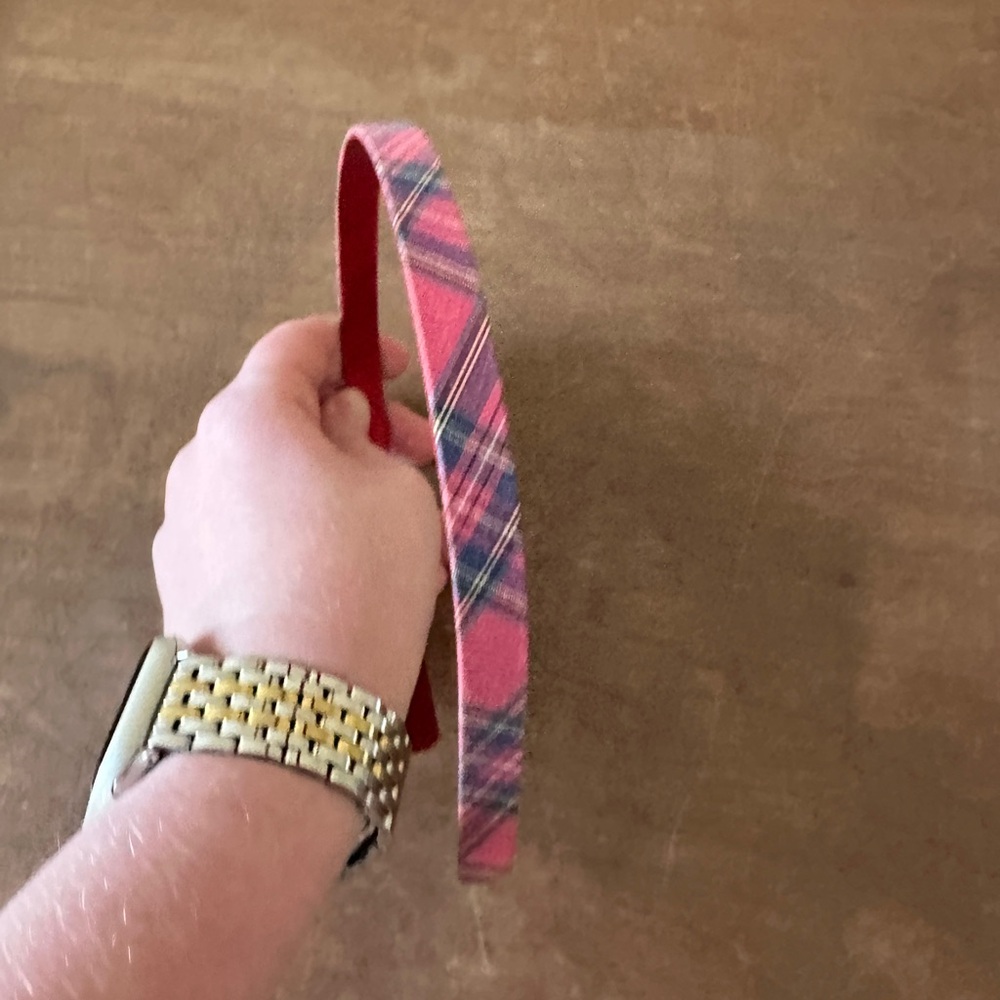 J.Crew Holiday Plaid Fabric Headband